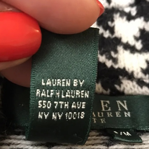 Ralph Lauren Women Jacket size P/M Hounds Tooth - Picture 5 of 10